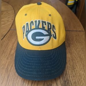 Vintage Green Bay Packers Favre #4 stitched hat size 7 1/4
